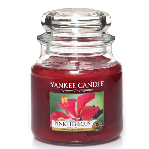 Pink Hibiscus - Medium Jar
