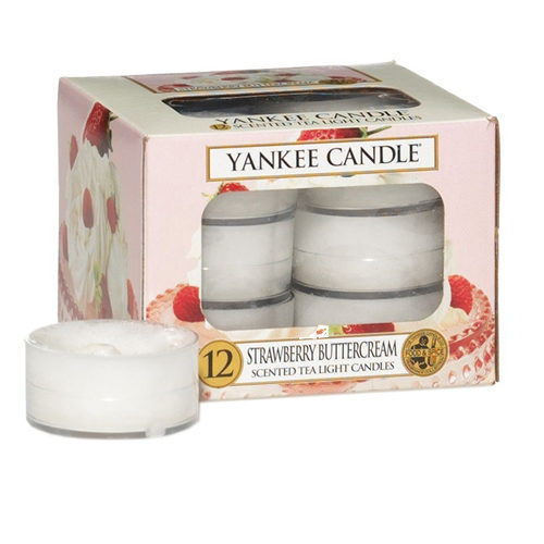 Strawberry Buttercream - Tealights